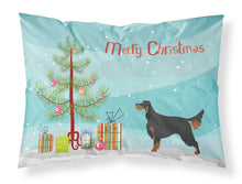 Load image into Gallery viewer, Gordon Setter Christmas Fabric Standard Pillowcase – Artistic Decorative Front, White Back BB8436PILLOWCASE