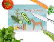 Load image into Gallery viewer, Irish Terrier Christmas Glass Cutting Boards – Durable, Decorative Kitchen Art Large BB8438LCB