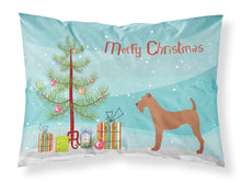 Load image into Gallery viewer, Irish Terrier Christmas Fabric Standard Pillowcase – Artistic Decorative Front, White Back BB8438PILLOWCASE