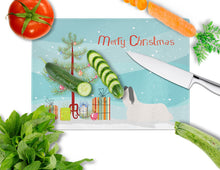 Load image into Gallery viewer, Skye Terrier Christmas Glass Cutting Boards – Durable, Decorative Kitchen Art Large BB8440LCB