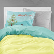 Load image into Gallery viewer, Skye Terrier Christmas Fabric Standard Pillowcase – Artistic Decorative Front, White Back BB8440PILLOWCASE