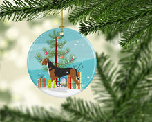 Load image into Gallery viewer, Hamiltonstövare Christmas Ornament - Round Ceramic Ornament – Artist-Designed Keepsake Decoration BB8443CO1