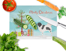 Load image into Gallery viewer, Wetterhoun Frisian Water Dog Christmas Glass Cutting Boards – Durable, Decorative Kitchen Art Large BB8444LCB