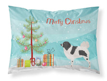 Load image into Gallery viewer, Wetterhoun Frisian Water Dog Christmas Fabric Standard Pillowcase – Artistic Decorative Front, White Back BB8444PILLOWCASE