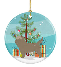 Load image into Gallery viewer, Cairn Terrier Christmas Ornament - Round Ceramic Ornament – Artist-Designed Keepsake Decoration BB8448CO1