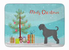 Load image into Gallery viewer, Black Russian Terrier Christmas Machine Washable Memory Foam Mat BB8455RUG