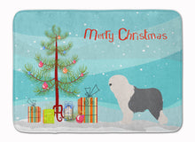 Load image into Gallery viewer, Old English Sheepdog Bobtail Christmas Machine Washable Memory Foam Mat BB8456RUG