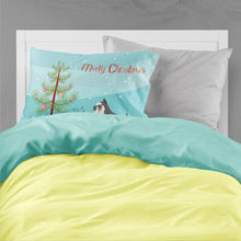 Load image into Gallery viewer, Miniature Schnauzer Christmas Fabric Standard Pillowcase – Artistic Decorative Front, White Back BB8460PILLOWCASE