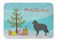 Load image into Gallery viewer, Groenendael Belgian Shepherd Christmas Machine Washable Memory Foam Mat BB8463RUG