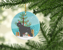 Load image into Gallery viewer, Bouvier des Flandres Christmas Ornament - Round Ceramic Ornament – Artist-Designed Keepsake Decoration BB8464CO1