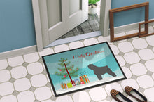 Load image into Gallery viewer, Bouvier des Flandres Christmas Doormat - 18x27 Decorative Floor Mat – Indoor/Outdoor Rug with Artistic Flair BB8464MAT