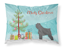 Load image into Gallery viewer, Bouvier des Flandres Christmas Fabric Standard Pillowcase – Artistic Decorative Front, White Back BB8464PILLOWCASE
