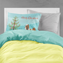 Load image into Gallery viewer, Biewer Terrier Christmas Fabric Standard Pillowcase – Artistic Decorative Front, White Back BB8470PILLOWCASE