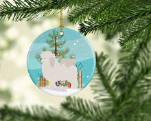 Load image into Gallery viewer, Bolognese Christmas Ornament - Round Ceramic Ornament – Artist-Designed Keepsake Decoration BB8471CO1
