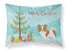 Load image into Gallery viewer, Papillon Christmas Fabric Standard Pillowcase – Artistic Decorative Front, White Back BB8472PILLOWCASE