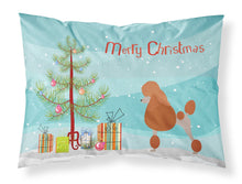 Load image into Gallery viewer, Royal Poodle Christmas Fabric Standard Pillowcase – Artistic Decorative Front, White Back BB8473PILLOWCASE
