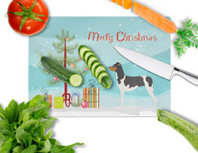 Load image into Gallery viewer, Brazilian Terrier Christmas Glass Cutting Boards – Durable, Decorative Kitchen Art Large BB8477LCB