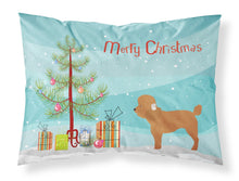 Load image into Gallery viewer, Toy Poodle Christmas Fabric Standard Pillowcase – Artistic Decorative Front, White Back BB8478PILLOWCASE