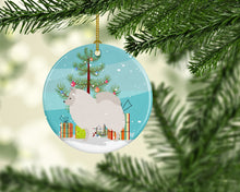 Load image into Gallery viewer, German Spitz Christmas Ornament - Round Ceramic Ornament – Artist-Designed Keepsake Decoration BB8479CO1