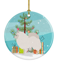 Load image into Gallery viewer, German Spitz Christmas Ornament - Round Ceramic Ornament – Artist-Designed Keepsake Decoration BB8479CO1