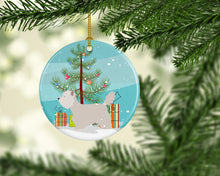 Load image into Gallery viewer, Westie Christmas Ornament - Round Ceramic Ornament – Artist-Designed Keepsake Decoration BB8480CO1