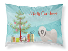 Load image into Gallery viewer, Lhasa Apso Christmas Fabric Standard Pillowcase – Artistic Decorative Front, White Back BB8481PILLOWCASE