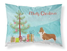 Load image into Gallery viewer, Pembroke Welsh Corgi Christmas Fabric Standard Pillowcase – Artistic Decorative Front, White Back BB8482PILLOWCASE