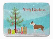 Load image into Gallery viewer, Pit Bull Terrier Christmas Machine Washable Memory Foam Mat BB8487RUG
