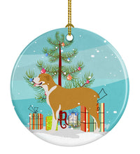 Load image into Gallery viewer, Belgium Mastiff Christmas Ornament - Round Ceramic Ornament – Artist-Designed Keepsake Decoration BB8489CO1