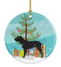 Load image into Gallery viewer, Broholmer Danish Mastiff Christmas Ornament - Round Ceramic Ornament – Artist-Designed Keepsake Decoration BB8490CO1