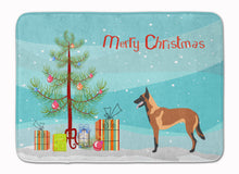 Load image into Gallery viewer, Malinois Belgian Shepherd  Christmas Machine Washable Memory Foam Mat BB8494RUG