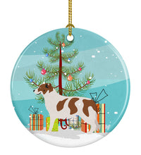 Load image into Gallery viewer, Aidi Atlas Mountain Dog Christmas Ornament - Round Ceramic Ornament – Artist-Designed Keepsake Decoration BB8496CO1