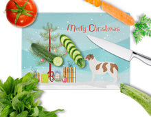 Load image into Gallery viewer, Aidi Atlas Mountain Dog Christmas Glass Cutting Boards – Durable, Decorative Kitchen Art Large BB8496LCB