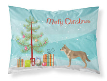 Load image into Gallery viewer, Czechoslovakian Wolfdog Christmas Fabric Standard Pillowcase – Artistic Decorative Front, White Back BB8497PILLOWCASE