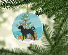 Load image into Gallery viewer, Labradoodle Christmas Ornament - Round Ceramic Ornament – Artist-Designed Keepsake Decoration BB8499CO1