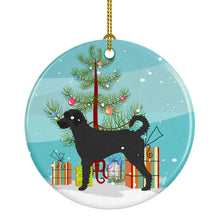 Load image into Gallery viewer, Labradoodle Christmas Ornament - Round Ceramic Ornament – Artist-Designed Keepsake Decoration BB8499CO1