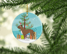 Load image into Gallery viewer, Perro de Presa Canario Christmas Ornament - Round Ceramic Ornament – Artist-Designed Keepsake Decoration BB8501CO1