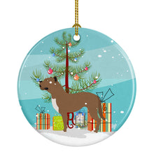 Load image into Gallery viewer, Perro de Presa Canario Christmas Ornament - Round Ceramic Ornament – Artist-Designed Keepsake Decoration BB8501CO1