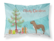 Load image into Gallery viewer, Perro de Presa Canario Christmas Fabric Standard Pillowcase – Artistic Decorative Front, White Back BB8501PILLOWCASE