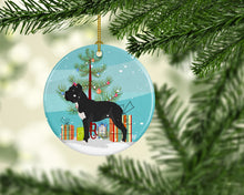 Load image into Gallery viewer, Cane Corso Christmas Ornament - Round Ceramic Ornament – Artist-Designed Keepsake Decoration BB8507CO1