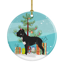 Load image into Gallery viewer, Cane Corso Christmas Ornament - Round Ceramic Ornament – Artist-Designed Keepsake Decoration BB8507CO1