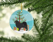 Load image into Gallery viewer, Swedish Lapphund Christmas Ornament - Round Ceramic Ornament – Artist-Designed Keepsake Decoration BB8509CO1