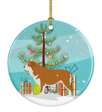 Load image into Gallery viewer, Mastin Epanol Spanish Mastiff Christmas Ornament - Round Ceramic Ornament – Artist-Designed Keepsake Decoration BB8511CO1