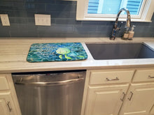 Load image into Gallery viewer, Sea Turtle Welcome Dish Drying Mat – Absorbent, Artistic Kitchen Essentials BB8520DDM