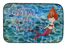 Load image into Gallery viewer, Mermaid Water Welcome Dish Drying Mat – Absorbent, Artistic Kitchen Essentials BB8521DDM