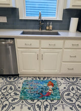 Load image into Gallery viewer, Mermaid Water Welcome Machine Washable Memory Foam Mat BB8521RUG