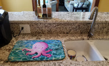 Load image into Gallery viewer, Octopus Dish Drying Mat – Absorbent, Artistic Kitchen Essentials BB8522DDM