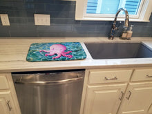Load image into Gallery viewer, Octopus Dish Drying Mat – Absorbent, Artistic Kitchen Essentials BB8522DDM