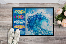 Load image into Gallery viewer, Surf Boards and Wave Doormat - 24x36 Decorative Floor Mat – Indoor/Outdoor Rug with Artistic Flair BB8528JMAT