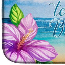 Load image into Gallery viewer, Beach Scene Welcome Dish Drying Mat – Absorbent, Artistic Kitchen Essentials BB8530DDM
